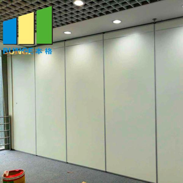 Melamine Foldable Soundproof Sliding Movable Partition Wall Under A Suspended Ceiling