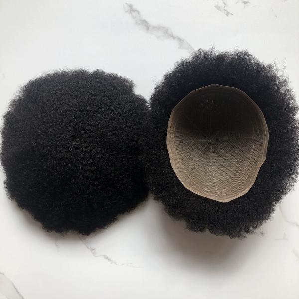 Invisible HAIR LINE WITH 100% HUMAN HAIR 4MM SWISS LACE 8X10” Afro Hair WIGS for Men