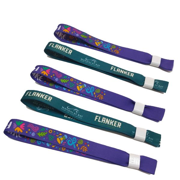 DDJOY Ribbon Festival Events One Direction Lock Cloth Bracelets for Party and Events