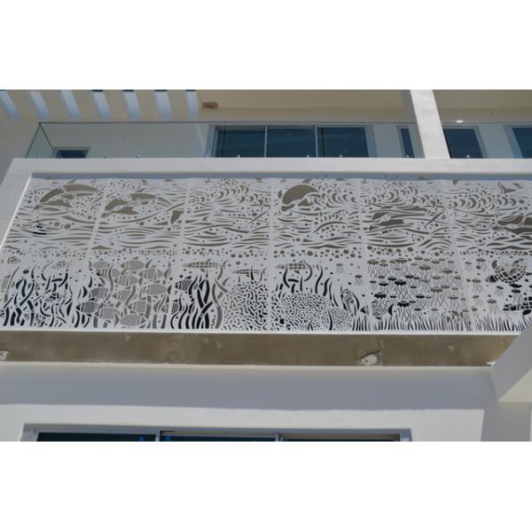 Дневное освещение Садовый забор Алюминиевый порошок покрытый виниловый алюминиевый забор