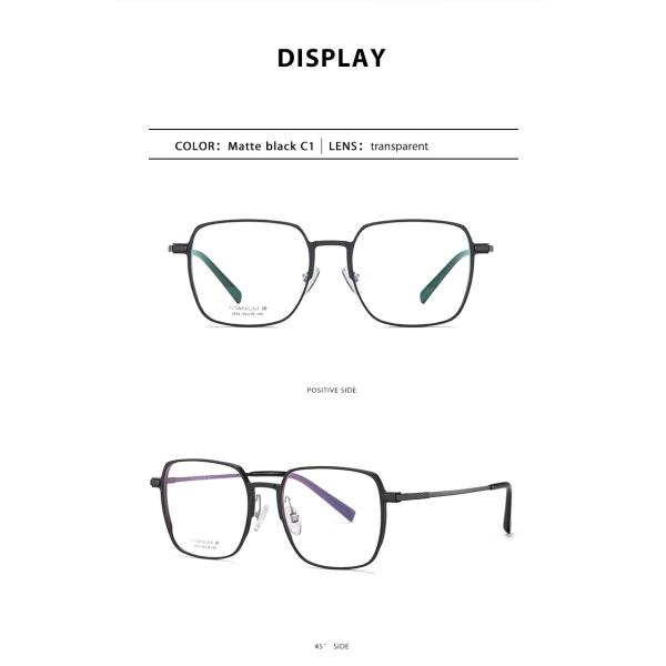 Титан рамок стекел Mg Al облегченный с не объективами рецепта