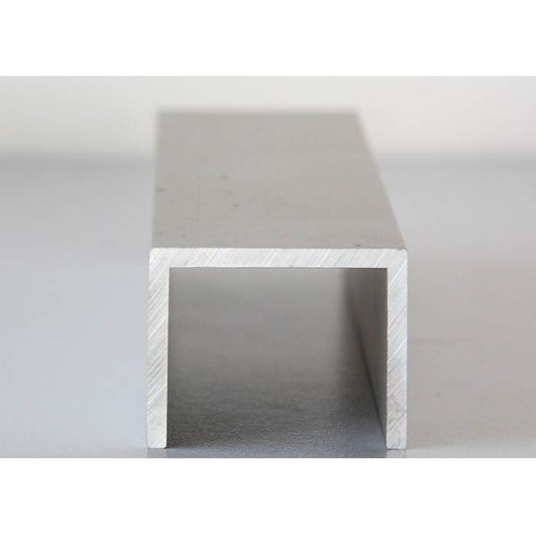 Silver Anodized Aluminium Channel Extrusions , Architectural Aluminum Channel