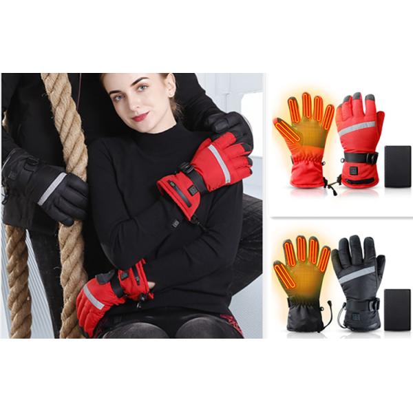 Горные лыжные перчатки с электроподогревом водонепроницаемые 29x13см 0.8кг