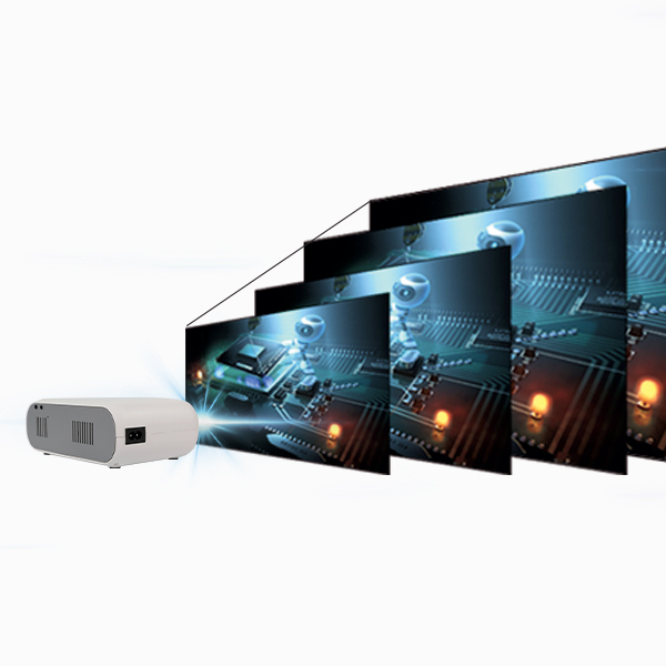 1280*720 HD LED Video Projector 8000K Input USB HDMI AV