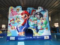 Impresión digital Casa de salto inflable con diapositivas Super Mario Castillo de salto inflable