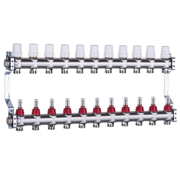 1 G 304 Stainless Steel underfloor heating manifolds