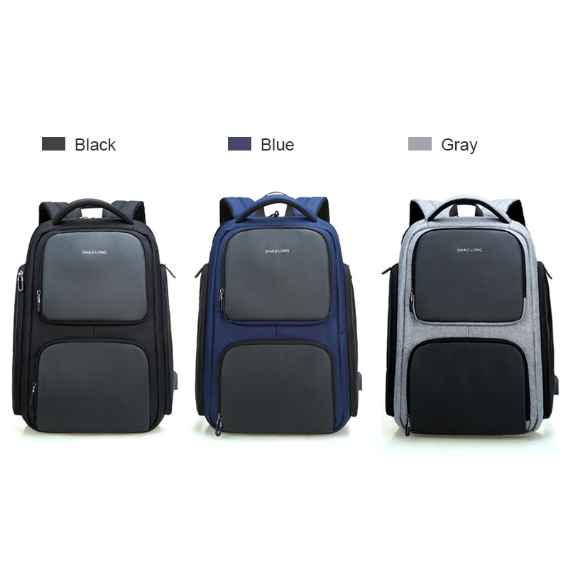 Large Capacity Business Laptop Backpack USB Charging Heavy Duty School Bags