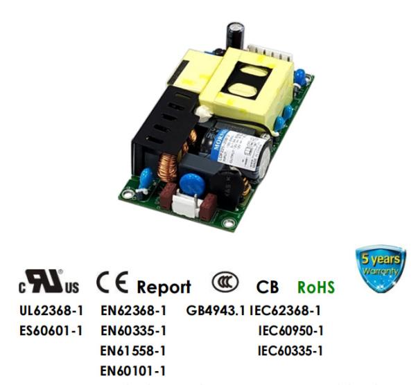 Renewable Energy 12V 200W Power Supply 2X4 AC DC Open Frame Power Supply