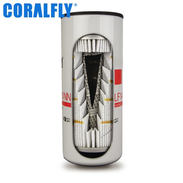 Spin On CORALFLY Oil Filter ISO9001 CORALFLY Lf14000nn Cross Reference