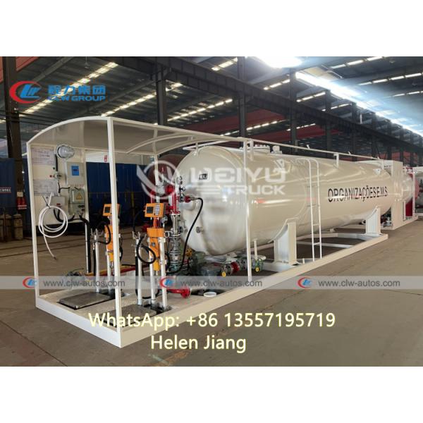 Скид ASME 20cbm 10MT установил газ LPG Refilling завод