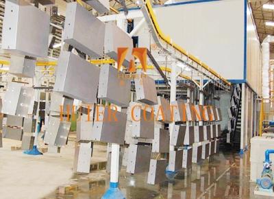 Optimiser le processus de production Ligne automatique de revêtement en poudre pour les armoires de dossiers