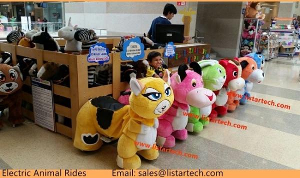 2016 Hot Sale New and Used Motorized Plush Animals Rides, Wholesale or Retail Ride on Toy