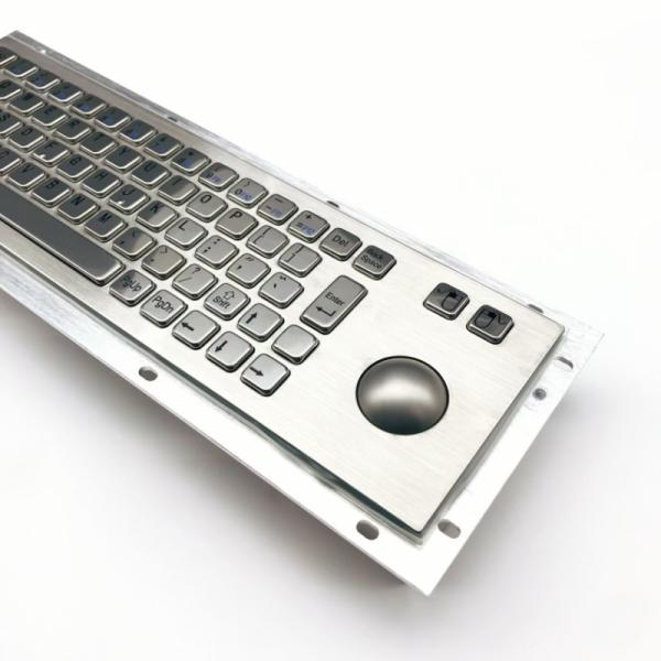 Vandal Proof Kiosk Keyboard with Trackball outdoor using IP65 IK07