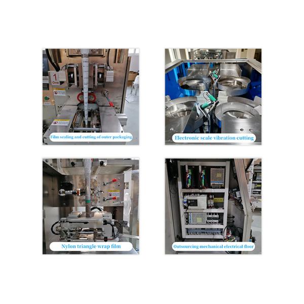 15-45bags/min Paper Sachet Packing Machine , Sachet Pouch Packing Machine With Thread Tag