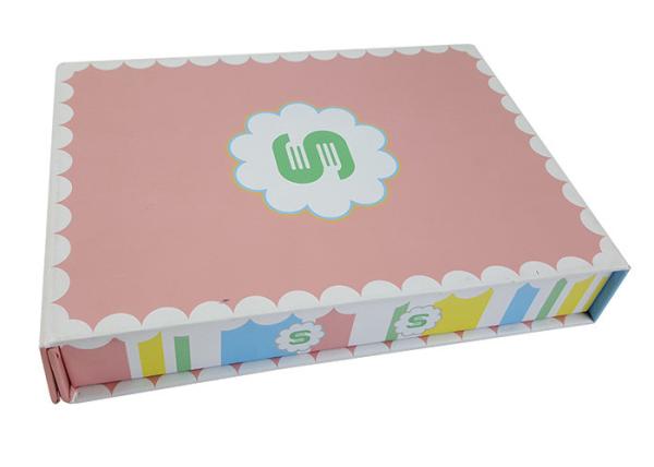 Book Shape Cardboard Corrugated Material CMYK Colors OEM Design Food Packing Box with Magnet Closure