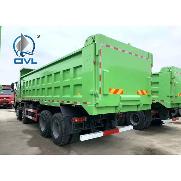 HOWO Tipper Heavy Duty Dump Truck 6x4 With Strengthen Bumper Hydraulic Front Lifting