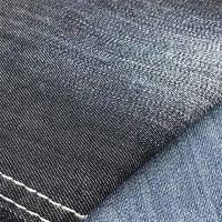 16s les tissus fonctionnels de l'élasticité 280gsm refroidissent le denim de l'oxygène de glace de coton de jeans de bout droit