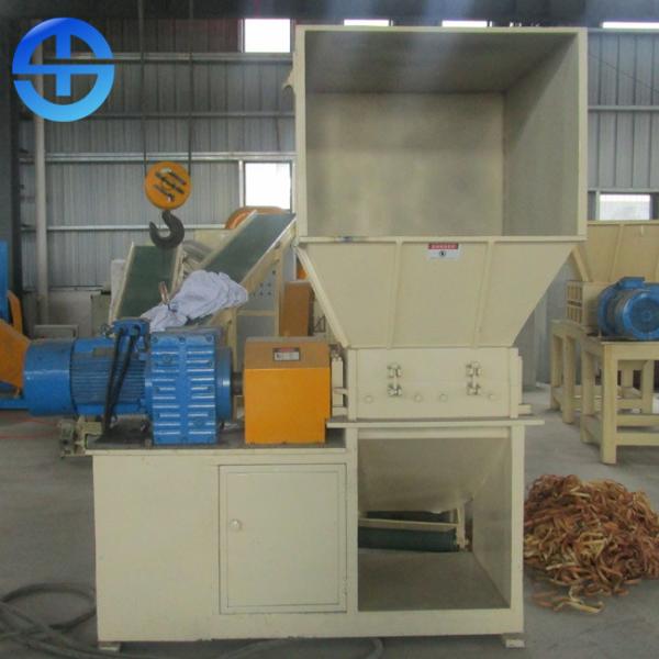 Electrical PLC Control Dual Shaft Shredder Recycling Shredder Machine
