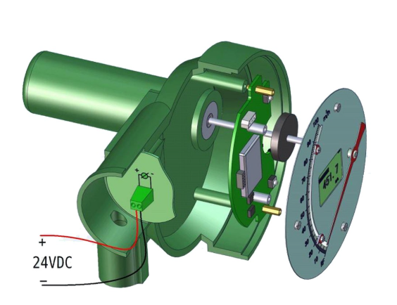 LED metal tube float flowmeter