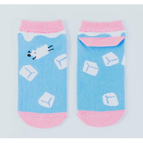 Girls Knitted Ankle Length Socks / Cute Ankle Socks Funny Standard Thickness