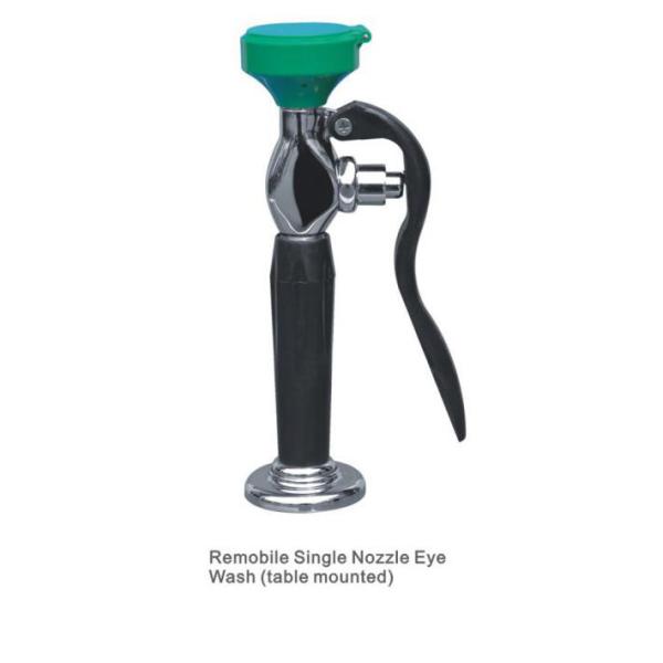 Deck Mounted Steel Lab Casework Single Way Eye Washer Laboratory Equipment