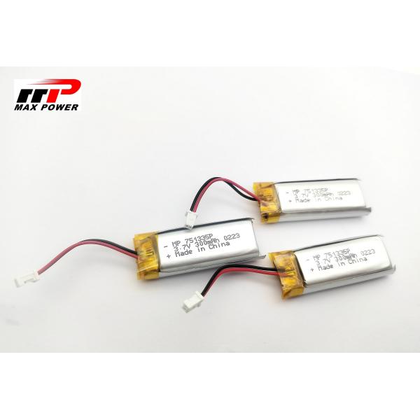 300mAh 3.7V li polymer Battery For Bluetooth Wearable Electronics
