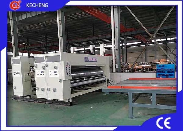 2 Color Flexo Printer Slotter Machine Chain Feeding