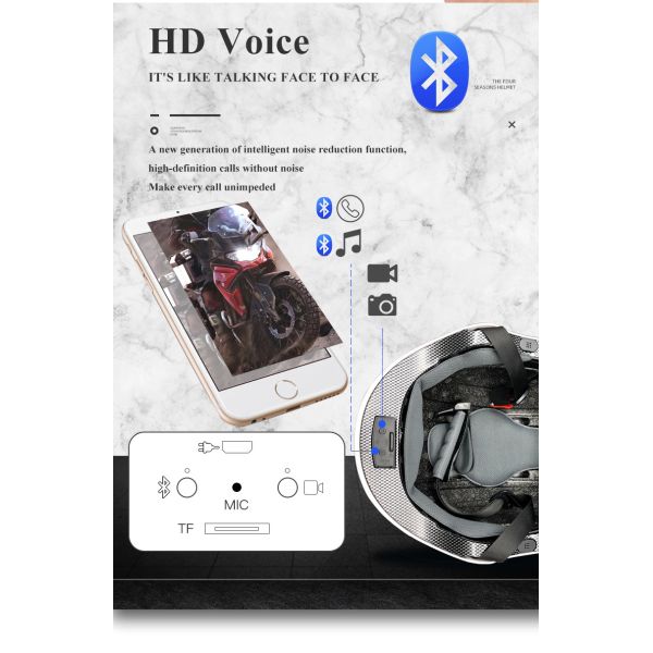 White Half Face Helmet for Motorcycles - Comfortable Fit with Adjustable Straps & Safety Features