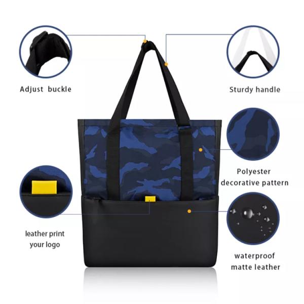 Сгущенная Antiwear водоустойчивая хозяйственная сумка, сумки Tote полиэстера Multi сцены небольшие