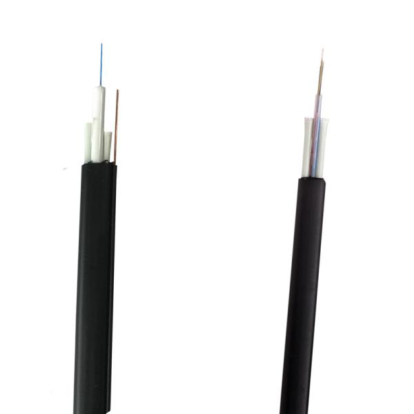 Toneable Dielectric Aerial Fiber Drop Cable FTTP  With 24AWG Copper Wire