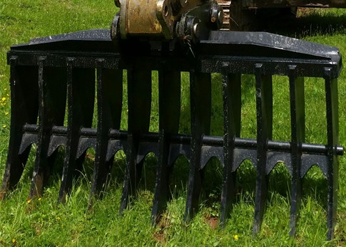 Мини грабл щетки экскаватора Q460 для выкапывая грязи