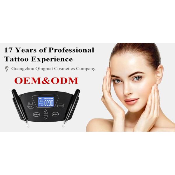 Double Pen Permanent Makeup Tattoo Machine For Lip Blush Eyebrow Eyeliner