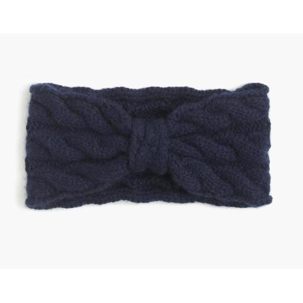Girls Knitted Head Band Knitted Hair Bands With Cable Stitch Customized Color