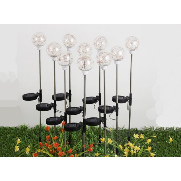 Solar Copper wire ball lights Garden Decoration Plugin Ground Lamp Lawn Lamp