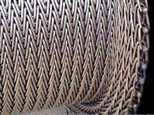 Food Grade Stainless Steel 304, 316 Compound Balanced Weave Belt