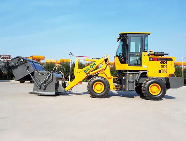 A multi maquinaria de construção de estradas funcional 76KW Caterpillar roda o carregador