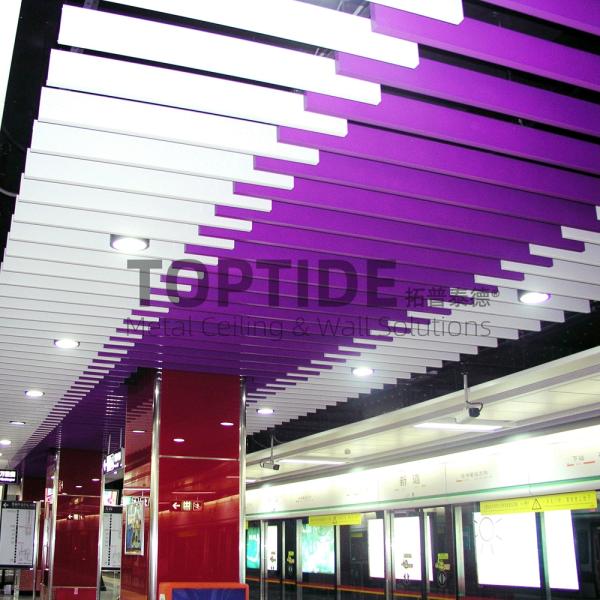 Microporous Aluminum Acoustic Ceiling Decoration Roof Metal Drop Linear Ceiling