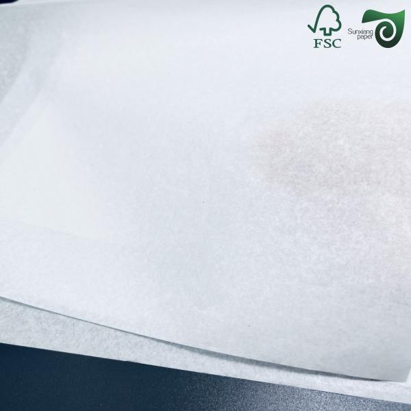 40gsm 50gsm Silicone Oil Paper Greaseproof And High Temperature Resistant Food Grade Paper