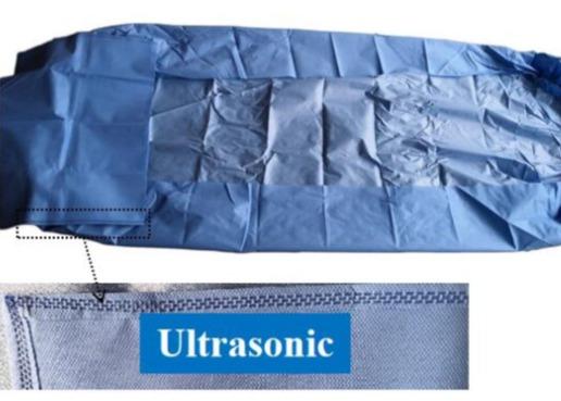 SMS+PE Waterproof Medical Bed Cover For Mattress 2 Layer