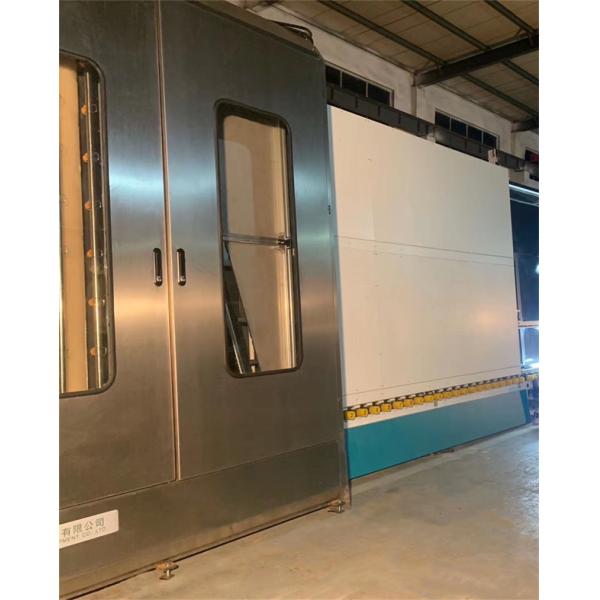 High Speed Vertical Glass Washing Machine Air Drying Machine Frequency Control