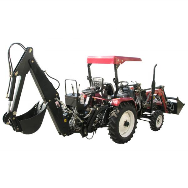 3 máquina escavadora montada na retaguarda da roda da propagação do pé do Backhoe 2150mm do trator do ponto
