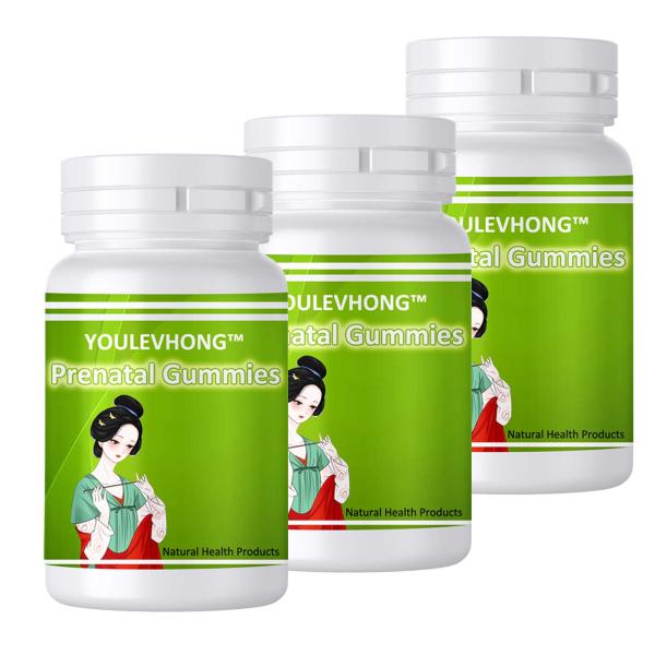 Iron Rich 90 Count Prenatal Gummies with Vitamin A 4000 IU and Folic Acid for Fruit Flavor