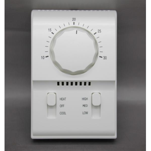 AC220V Room and Fan Coil Thermostat Working with 3 Speed Fan