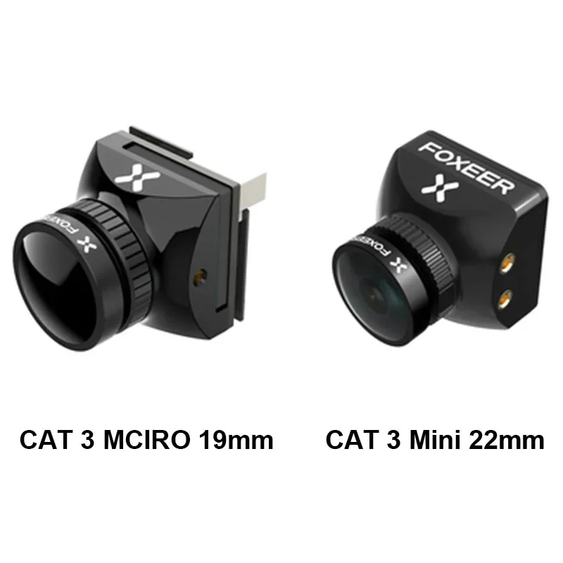 Foxeer 3 Mini Low Latency Noise 1200TVL 0.00001Lux FPV Night Camera 2.1mm PAL NTSC 4:3 16:9 For RC Racing Drone