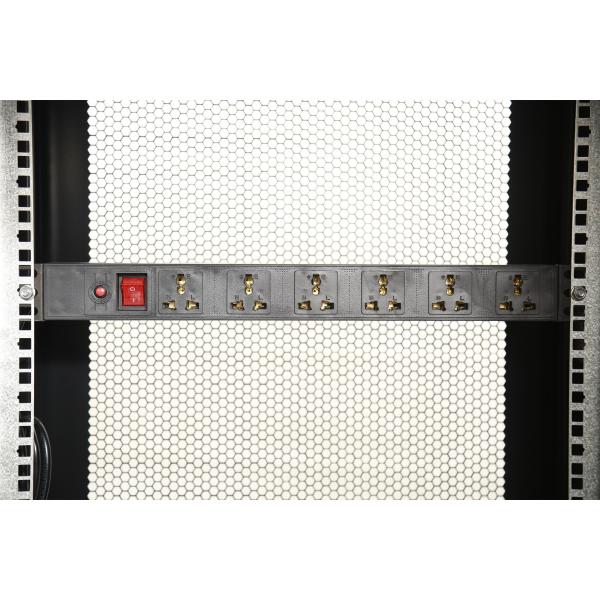 Modern 18U 800mm Width Server Racks Cabinet with Toughened Glass Door or Mesh Door