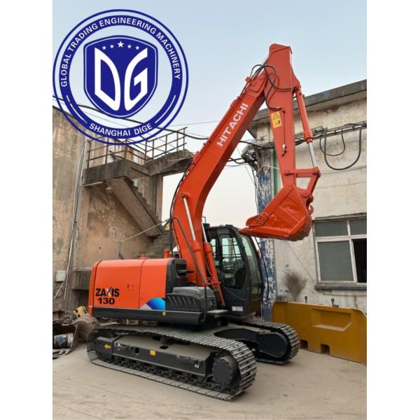 ZX130 Подержанный экскаватор Hitachi 13 тонн Crawler Подержанный экскаватор 96% Новый