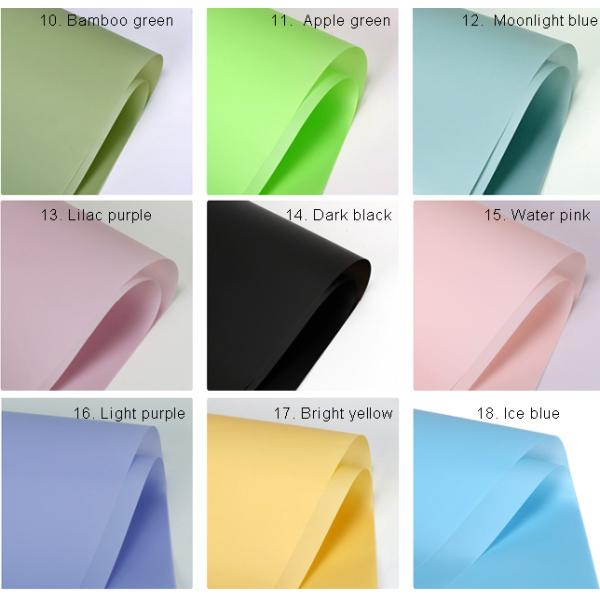 Корейская просвечивающая пластиковая упаковочная бумага подарка букета для упаковки цветка