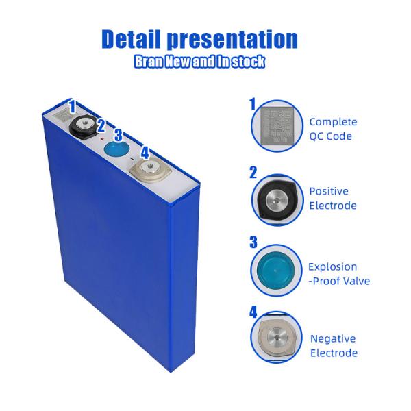 Rechargeable 3.2V 50AH LiFePO4 Battery with 3500 Cycles for Solar Storage Applications