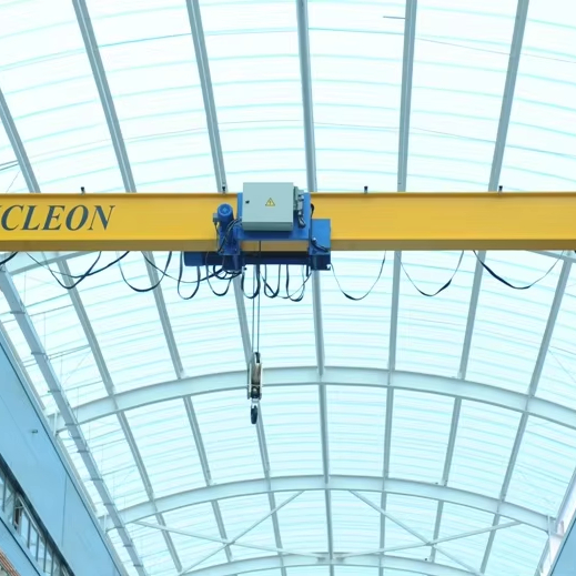 High Technique European Style Single Beam Overhead Crane 1ton 2ton 3ton 5ton Light Duty Low Headroom Crane