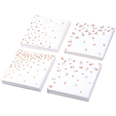 A favor do meio ambiente biodegradável Eco dos guardanapo descartáveis amigáveis brancos do ODM